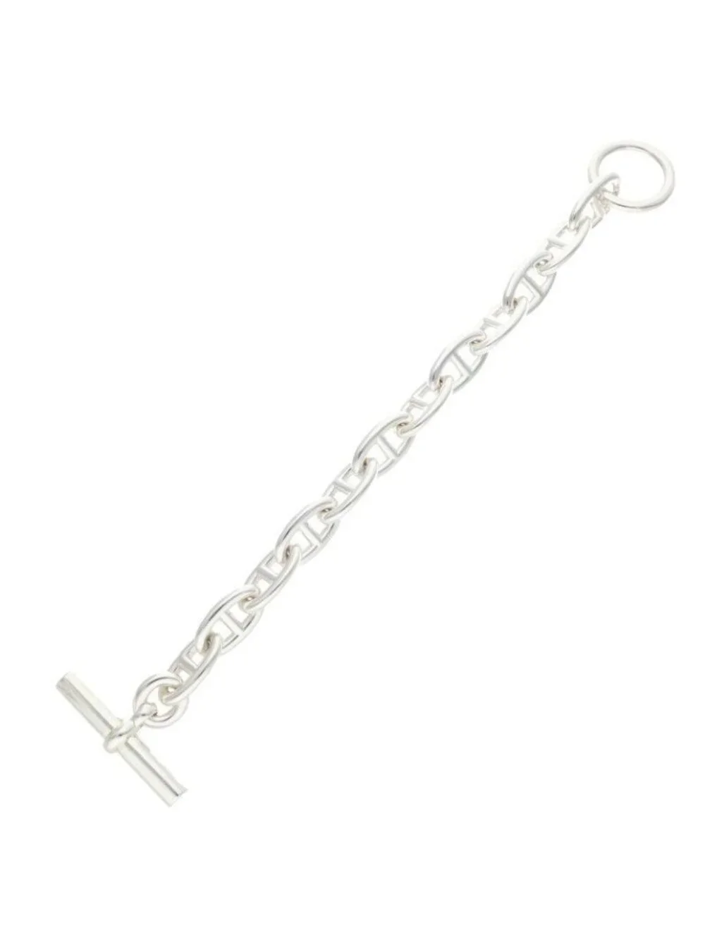 Hermes Chaine D'ancre GM Silver Bracelet